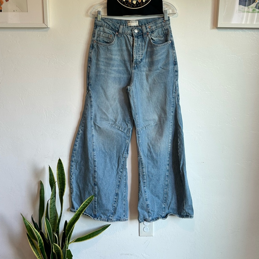 Free People We the Free Eden High Slouchy Flare Jeans